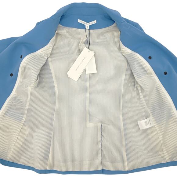 VERONICA BEARD Empire Dickey Jacket in Cornflower 2 - Picture 5 of 10
